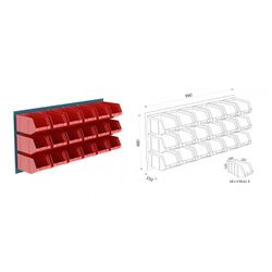 PANEL MURAL PORTACUBETAS 18 V-BULL 3 V-640 H 2 18
