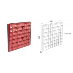 PANEL PORTACUBETAS- 7 V-FOX 101
