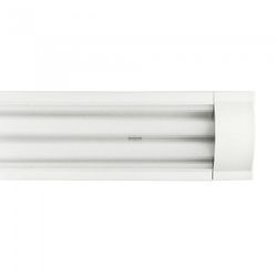 PANTALLA DIRECTA PARA 2TUBOS LED 120CM.
