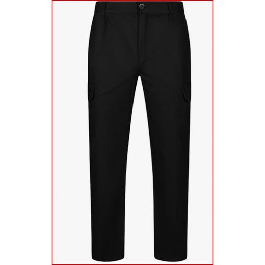 PANTALON 100% ALGODON NEGRO T-46