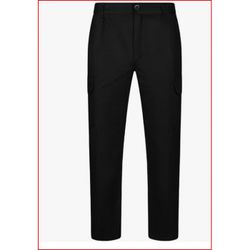 PANTALON 100% ALGODON NEGRO T-52