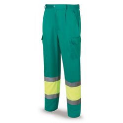 PANTALON ALTA VISIBILIDAD AMARILLO VERDE T-44 (388PFXYFV/44)