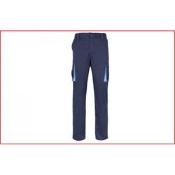 PANTALÓN BICOLOR AZUL NAVY/CELESTE T-40