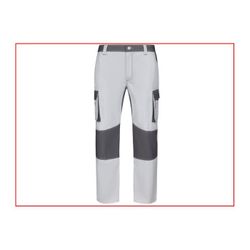 PANTALON BICOLOR BLANCO/GRIS T-40