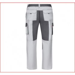 PANTALON BICOLOR BLANCO/GRIS T-42