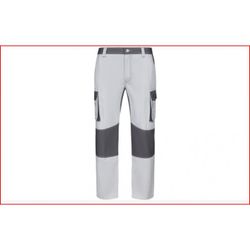 PANTALÓN BICOLOR BLANCO/GRIS T-44