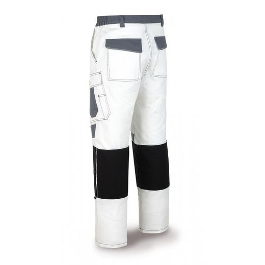 PANTALON BLANCO/GRIS PRO T-3840 (588PCBG/3840)