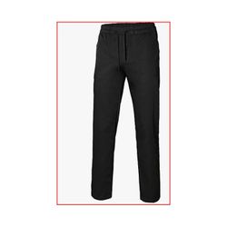 PANTALON COCINA POPELIN NEGRO T-2XL