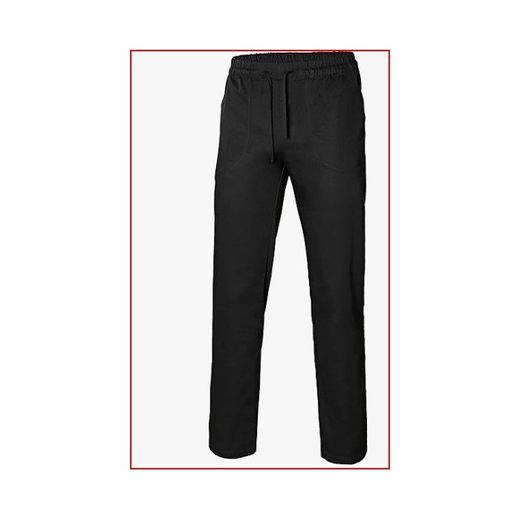 PANTALON COCINA POPELIN NEGRO T-2XL