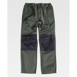 PANTALON REF.B1411 VERDE KAKI+NEGRO T-M