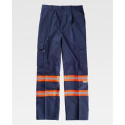 PANTALON REF.B1436 MARINO+NARANJA A.V. T-40