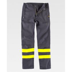 PANTALON REF.B1494 GRIS+AMARILLO A.V. T-L