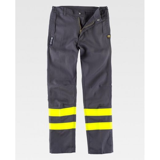 PANTALON REF.B1494 GRIS+AMARILLO A.V. T-XL