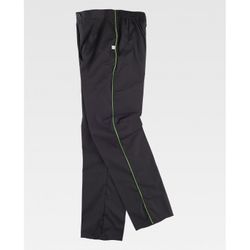 PANTALON REF.B9350 NEGRO+VERDE PISTACHO T-S