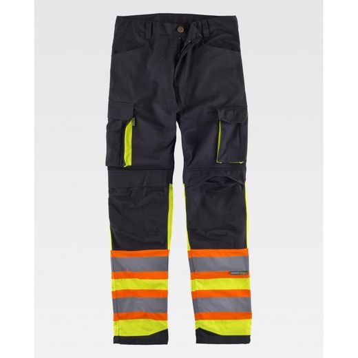 PANTALON REF.C2618 NEGRO+AMARILLO A.V. T-42