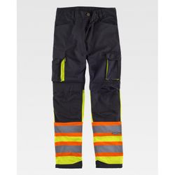 PANTALON REF.C2618 NEGRO+AMARILLO A.V. T-54