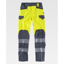 PANTALON REF.C2715 AMARILLO A.V. + GRIS OSCURO T-XXL
