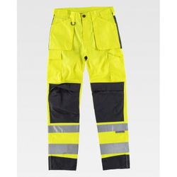PANTALON REF.C2912 AMARILLO A.V.+NEGRO T-40