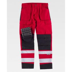 PANTALON REF.C2913 ROJO+NEGRO T-40