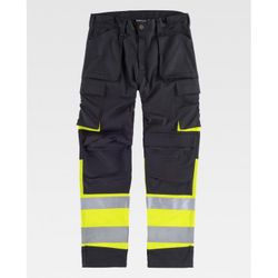 PANTALON REF.C2918 NEGRO+AMARILLO A.V. T-40