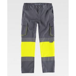 PANTALON REF.C3218 GRIS+AMARILLO A.V. T-M