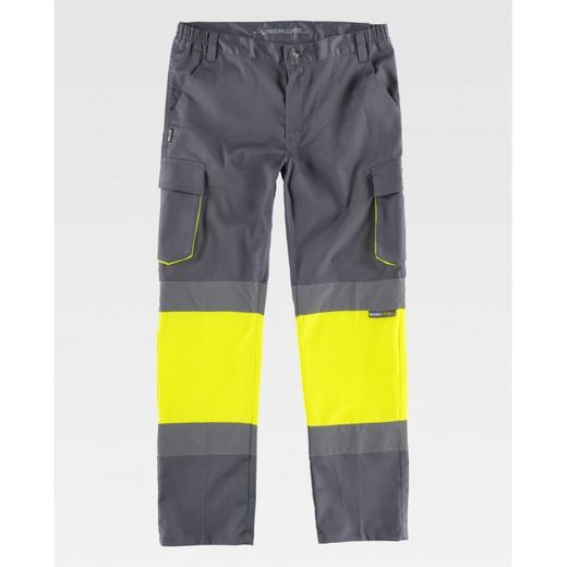 PANTALON REF.C3218 GRIS+AMARILLO A.V. T-M
