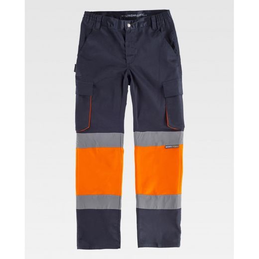 PANTALON REF.C3218 MARINO+NARANJA A.V. T-3XL