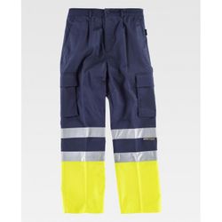 PANTALON REF.C4014 MARINO+AMARILLO A.V. T-52