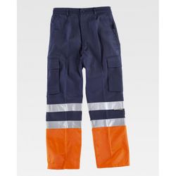 PANTALON REF.C4014 MARINO+NARANJA A.V. T-46