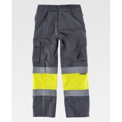PANTALON REF.C4018 GRIS+AMARILLO A.V. T-38