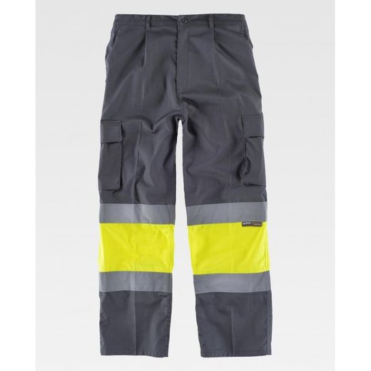 PANTALON REF.C4018 GRIS+AMARILLO A.V. T-38