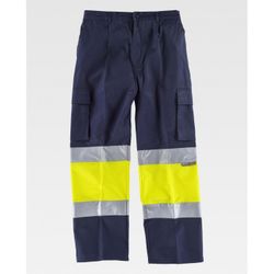 PANTALON REF.C4018 MARINO+AMARILLO A.V. T-60