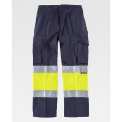 PANTALON REF.C4019 MARINO+AMARILLO A.V. T-50