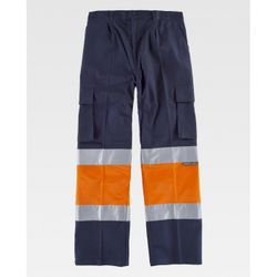 PANTALON REF.C4019 MARINO+NARANJA A.V. T-52
