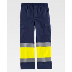 PANTALON REF.C4028 MARINO+AMARILLO A.V. T-50