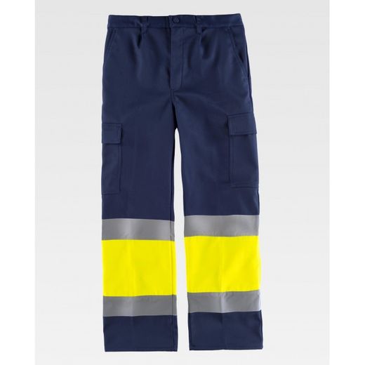 PANTALON REF.C4028 MARINO+AMARILLO A.V. T-60