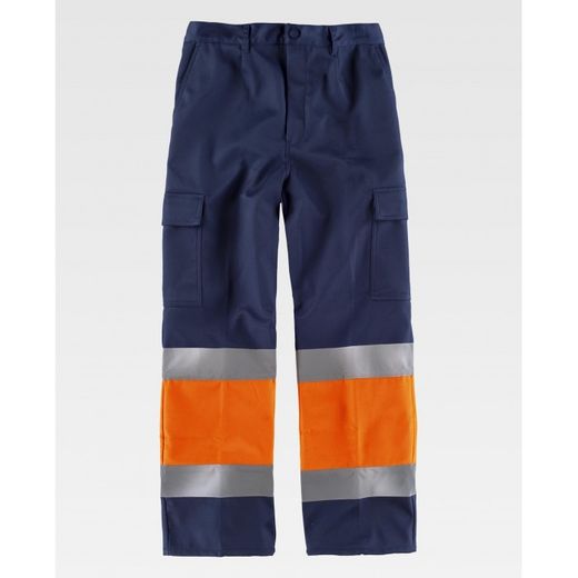 PANTALON REF.C4028 MARINO+NARANJA A.V. T-42