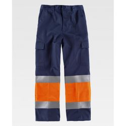 PANTALON REF.C4028 MARINO+NARANJA A.V. T-46