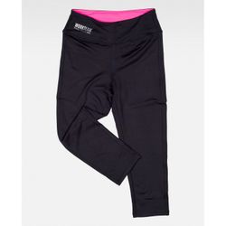 PANTALON REF.S7502 NEGRO+ROSA FLUOR T-M
