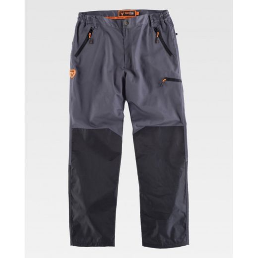 PANTALON REF.S8335 GRIS+NEGRO T-XXL