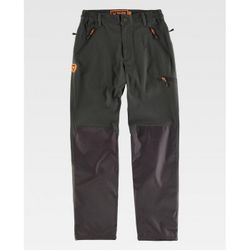 PANTALON REF.S8335 VERDE CAZA/MARRON T-M