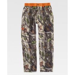 PANTALON REF.S8360 CAMUFLAJE BOSQUE VERDE+NARANJA A.V. T-S