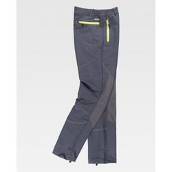 PANTALON REF.S9855 GRIS OSCURO+NEGRO T-L