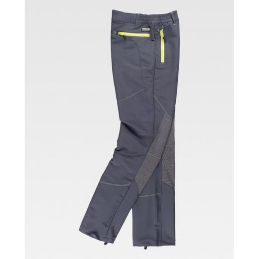 PANTALON REF.S9855 GRIS OSCURO+NEGRO T-L
