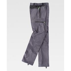 PANTALON REF.S9880 GRIS+NEGRO T-XXL
