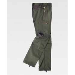 PANTALON REF.S9880 VERDE CAZA/MARRON T-XL