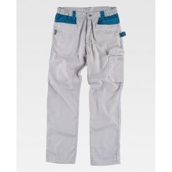 PANTALON REF.WF1050 GRIS CLARO / AZAFATA T-XL