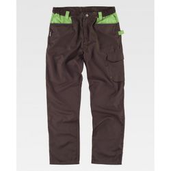 PANTALON REF.WF1050 MARRON+VERDE LIMA T-L