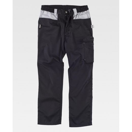PANTALON REF.WF1050 NEGRO/GRIS CLARO T-L