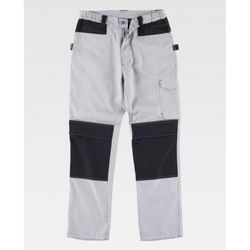 PANTALON REF.WF1052 GRIS CLARO + NEGRO T-M